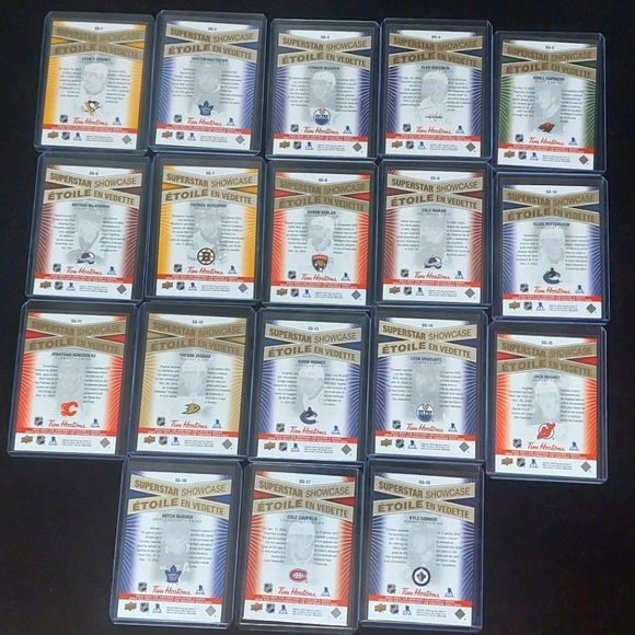Superstar Showcase Insert Complete Set 2023/24 Tim Hortons Collector's Series - Picture 2 of 5